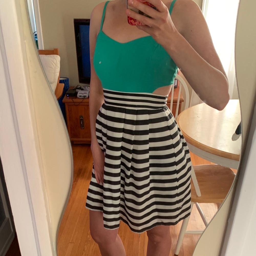 Jealous Tomato - Skater dress w/ cut outs - Small